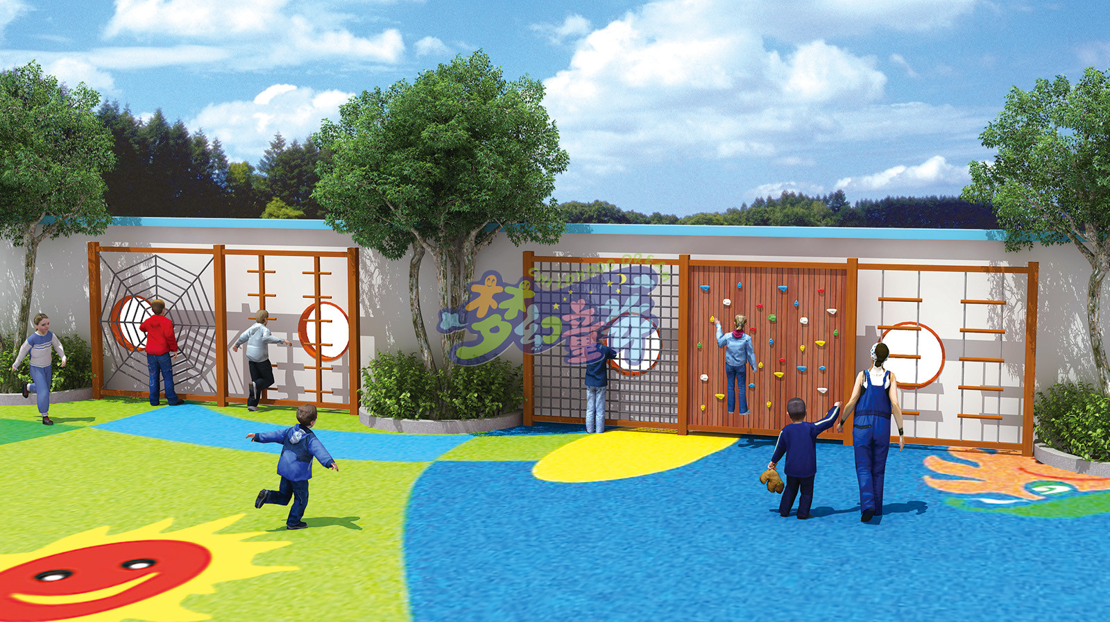 幼儿园户外设计可以让孩子更好感知自然_华德装饰设计